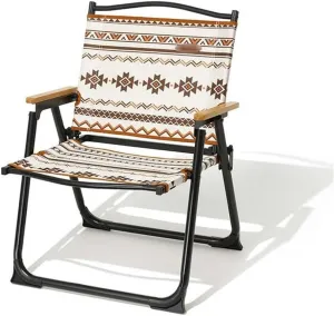 Portable Aluminum Outdoor Folding Chair for Camping, Picnics, and Fishing