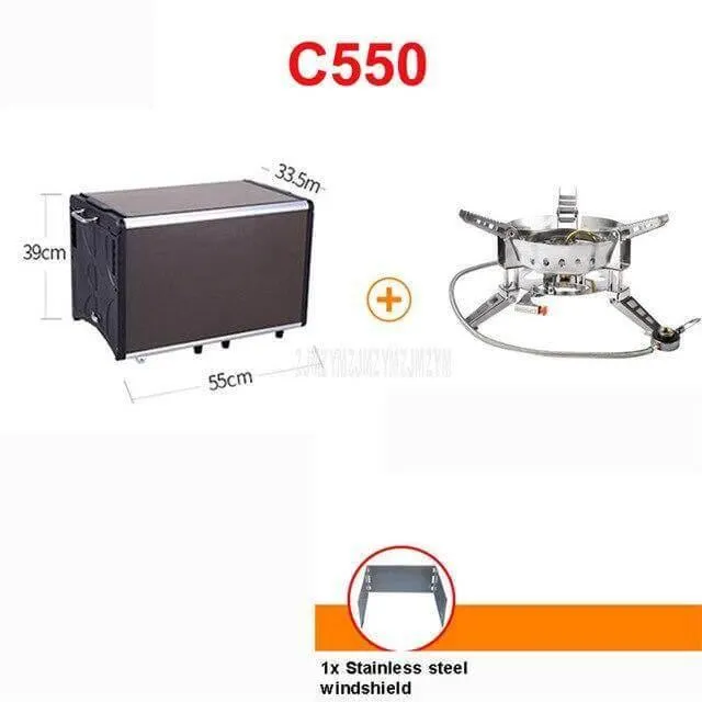 Portable Camping Kitchen - Foldable Outdoor Cooking Station