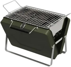Portable Camping Stove Barbecue, 2-in-1 Propane Charcoal Barbecue, with Stand and Foldable Barbecue Rack, Used for Outdoor Cooking, Backyard Travel picnics