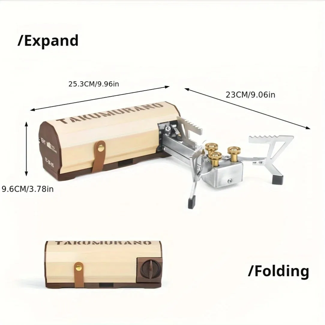 Portable Folding Cassette Gas Stove – Compact Outdoor Cooker for Camping & Hiking
