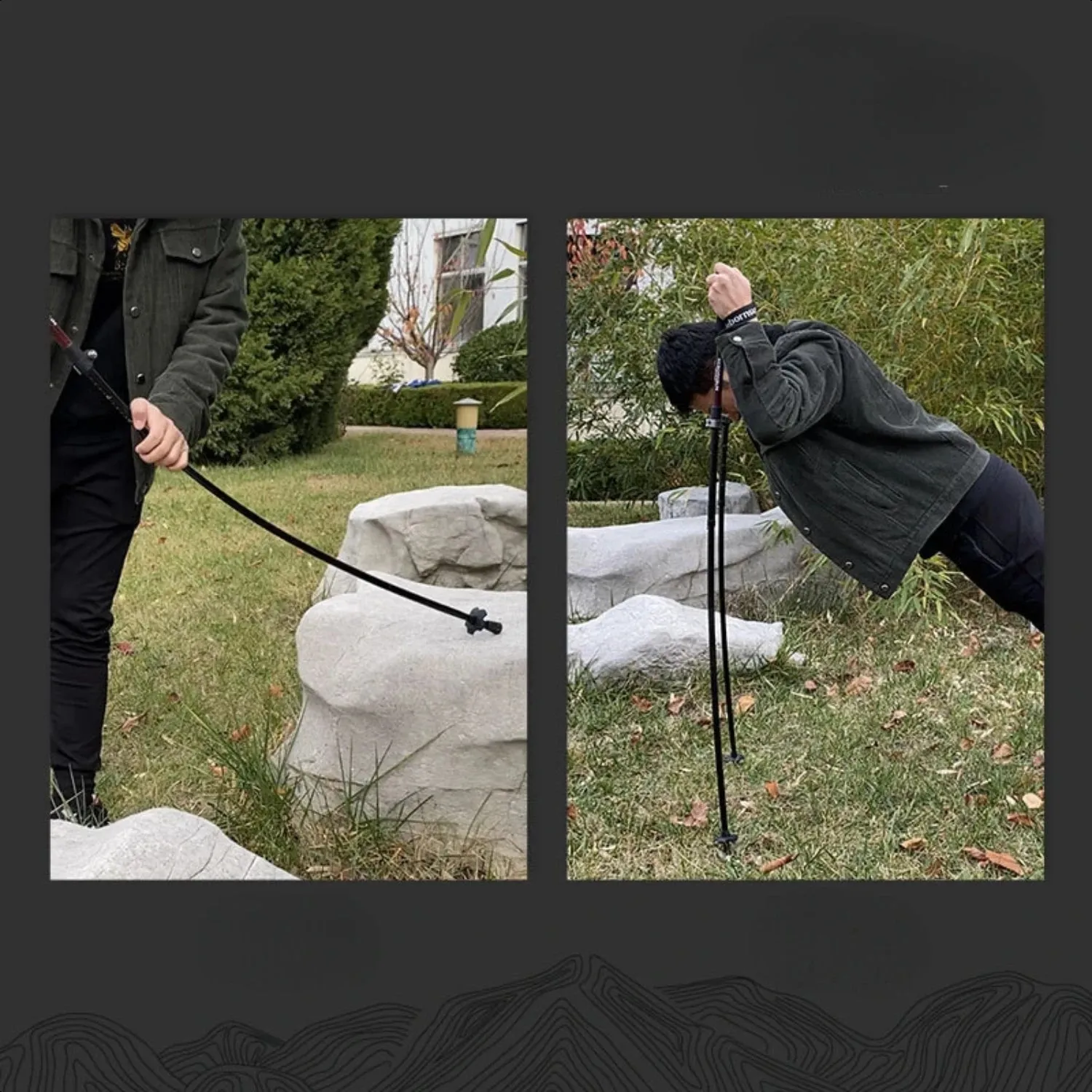 Portable Lightweight Collapsible Trekking Pole for Hiking