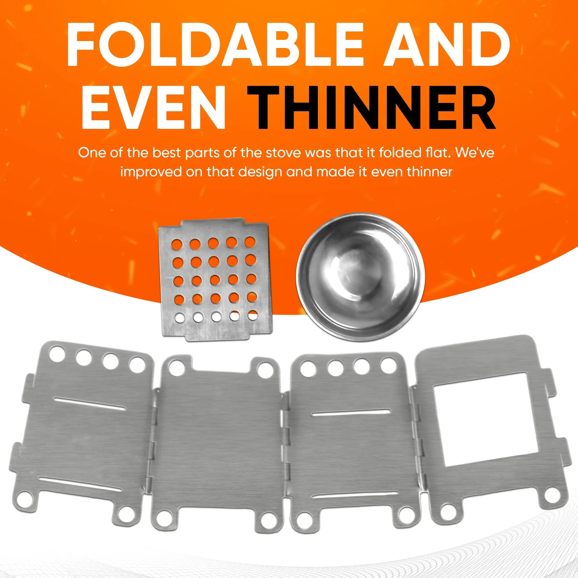 Portable Mini Foldable Wood Burning Survival Stove by Quick Survive
