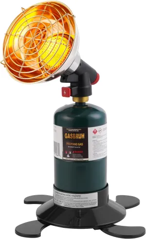Portable Propane Heater with Igniter,Camping Heater Propane 6800BTU,Outdoor Wireless for camping,Hunting, Golf Cart,Fishing,Patio, RV (TANK not included)