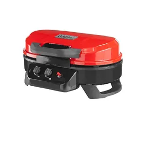 Portable Tabletop Propane Grill,Gas Grill with 2 Adjustable Burners