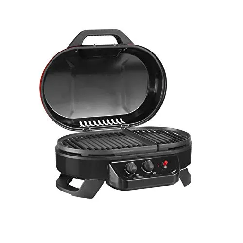 Portable Tabletop Propane Grill,Gas Grill with 2 Adjustable Burners