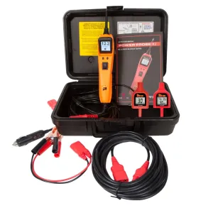 Power Probe PP3EZORGAS Circuit Tester Bundle with Amp & PWM Tips – Includes Learning Mode, Live Current Testing, and Pulse Width Modulation Measurement (12-24V Systems)