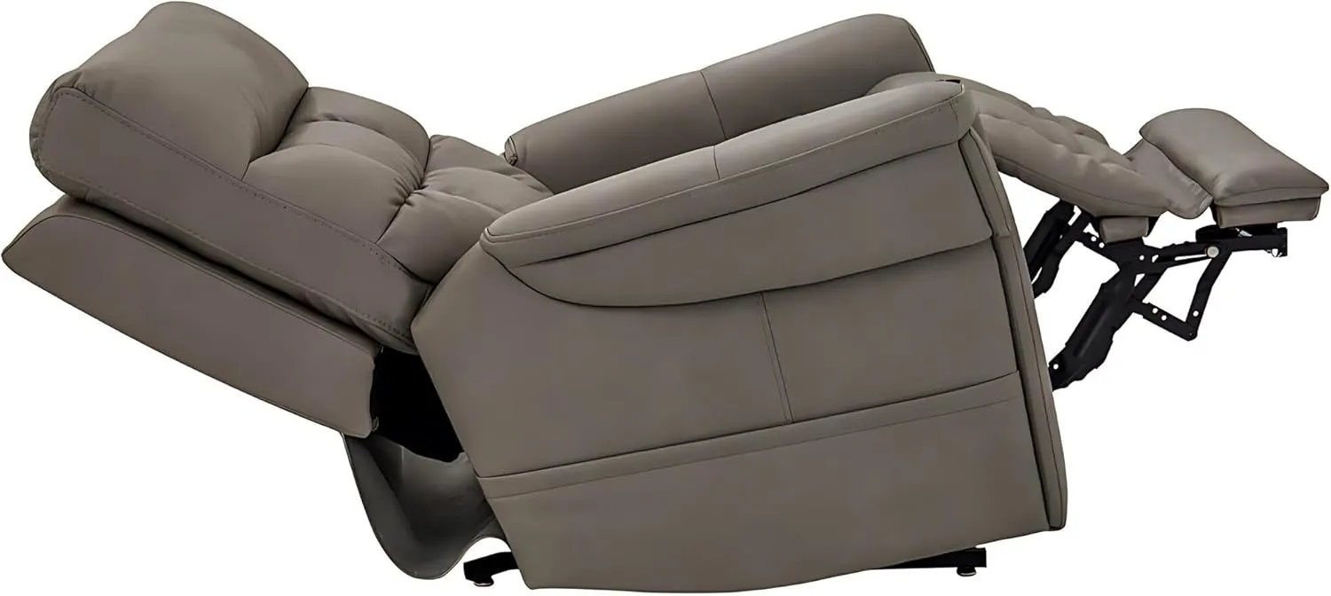 Pride Viva Lift Ultra Power Recliners - Lift Chair for Adults, 400 Lbs Weight Capacity, Lithium Battery Backup, 23" W x 22" D Comfort Seat, Large, Capriccio Dove - PLR4955L