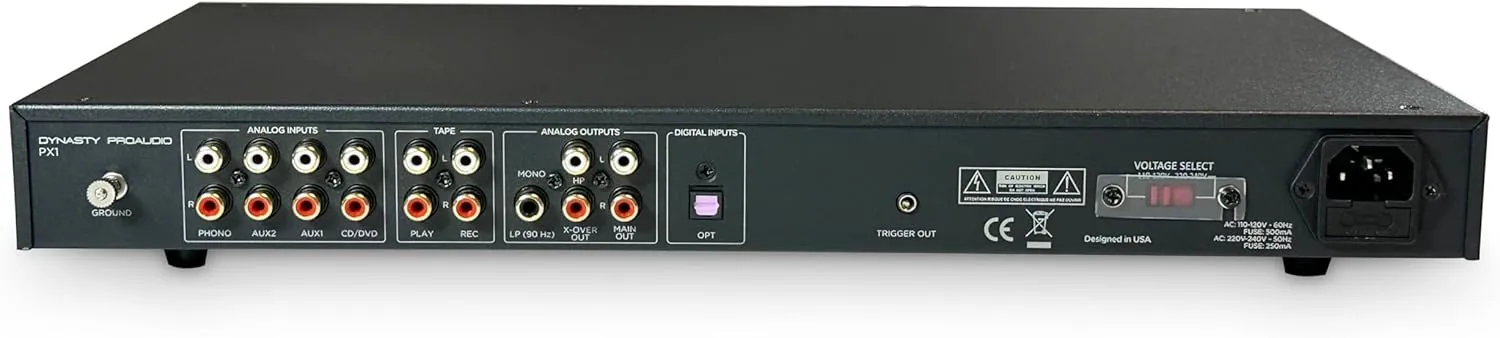 PX1 High Definition Multi-Source Hi-Fi Home Audio Stereo Preamplifier