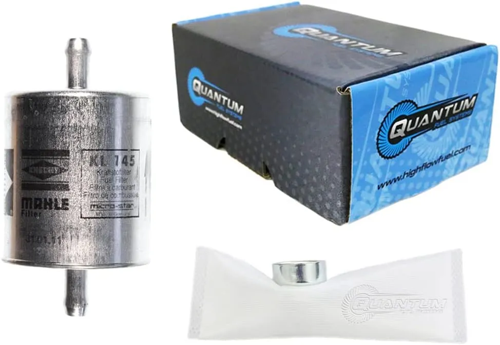 QFS Fuel Pump Strainer and Fuel Filter Kit Replacement for (1986-2018) APRILIA, DUCATI, BMW, MV AGUSTA, 13321460453, 425.2.004.1B, GU01106090