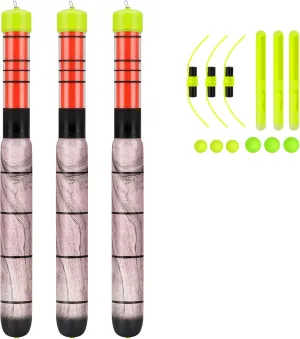QualyQualy Weighted Fishing Bobbers Floats for Catfish, Ultimate Long Casting Fishing Floats Glow in Dark Bobber for Fishing Freshwater Saltwater