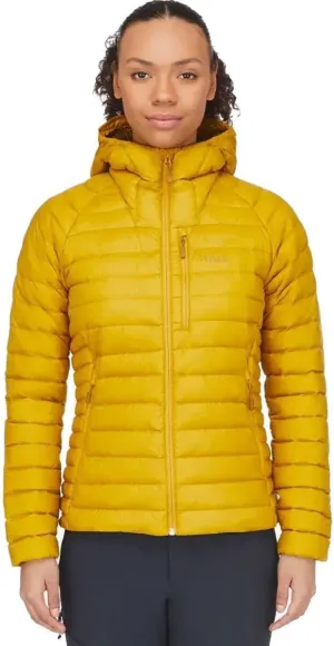 Rab Women's Microlight Alpine 700-Fill Down Hooded Puffer Jacket for Hiking & Skiing