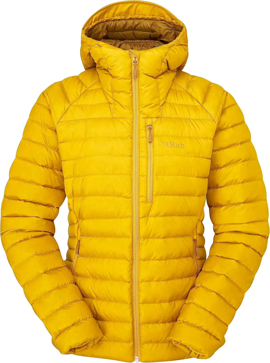 Rab Women's Microlight Alpine 700-Fill Down Hooded Puffer Jacket for Hiking & Skiing