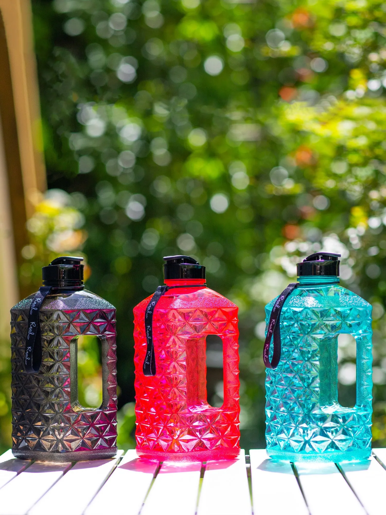 Real Active Double 2.2L Water Bottle Bundle (available in different colours)