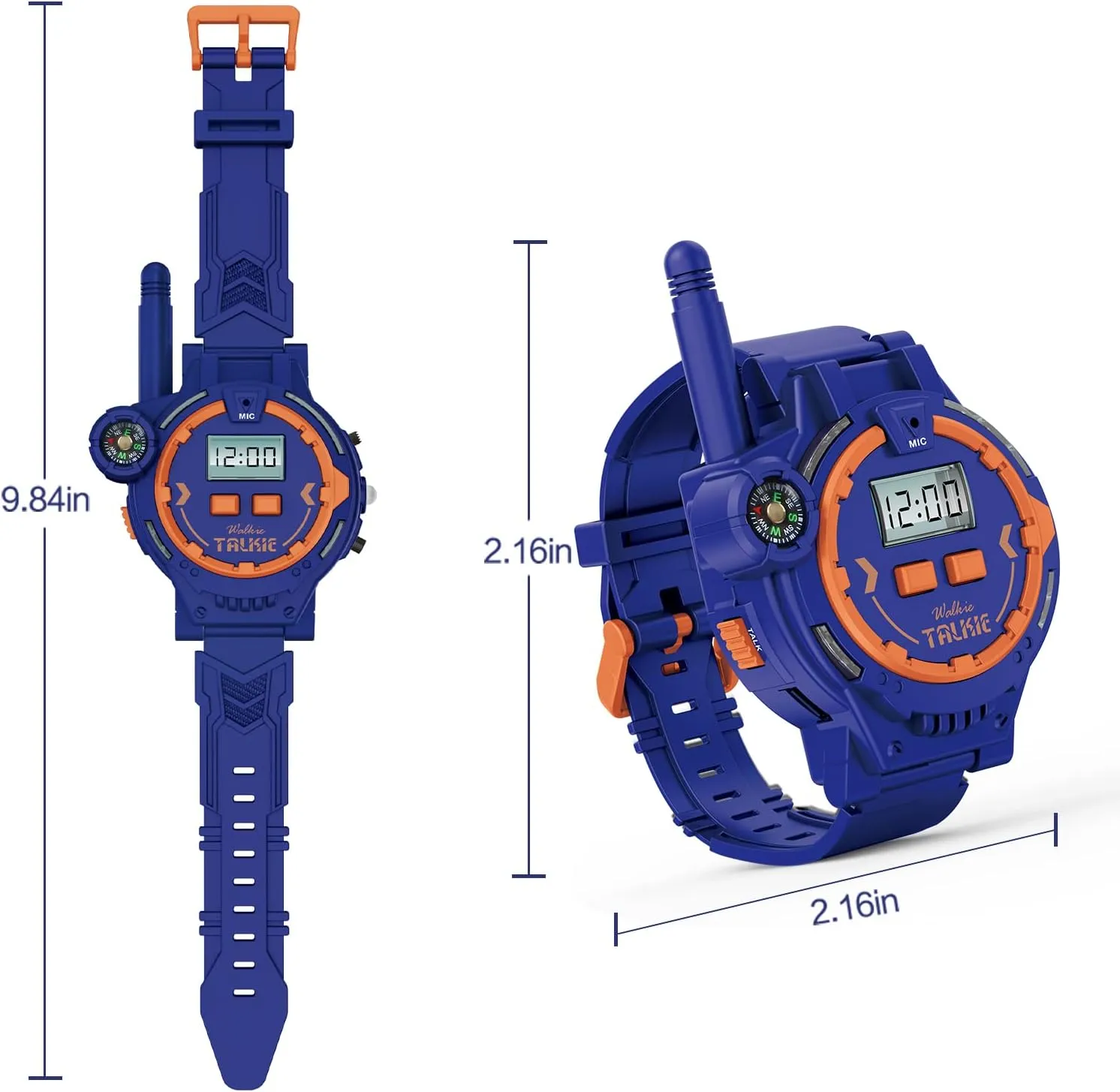 Rechargeable Walkie Talkie for Kids Two-Way Radio Walky Talky with Flashlight Children Outdoor Game Interphone Toy Game and Gifts for Boy and Girl Age 3 to 13 Years Old