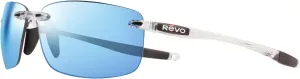 Revo Sunglasses Descend N: Polarized Lens with Rimless Rectangular Frame