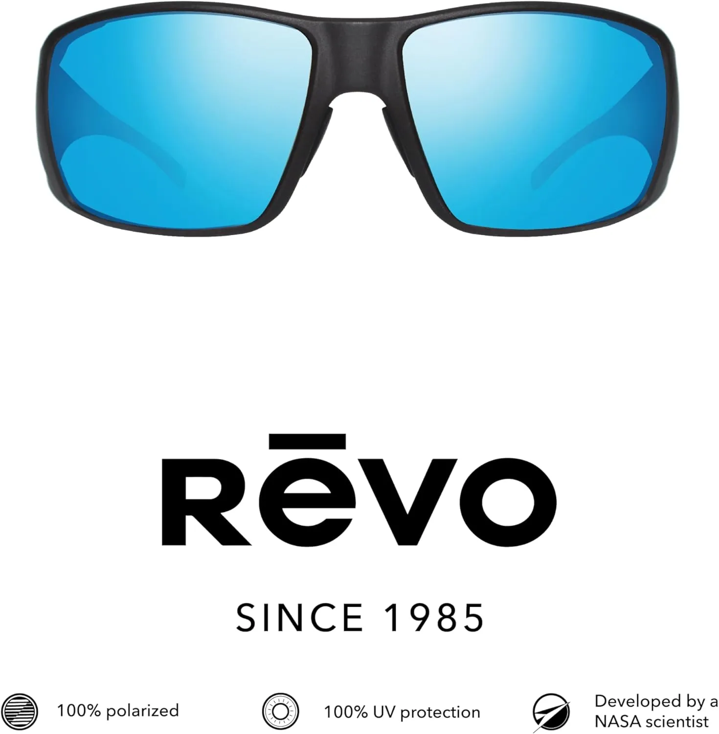 Revo Sunglasses Dune: Polarized Lens with Large Sport Wrap Side Shield Frame