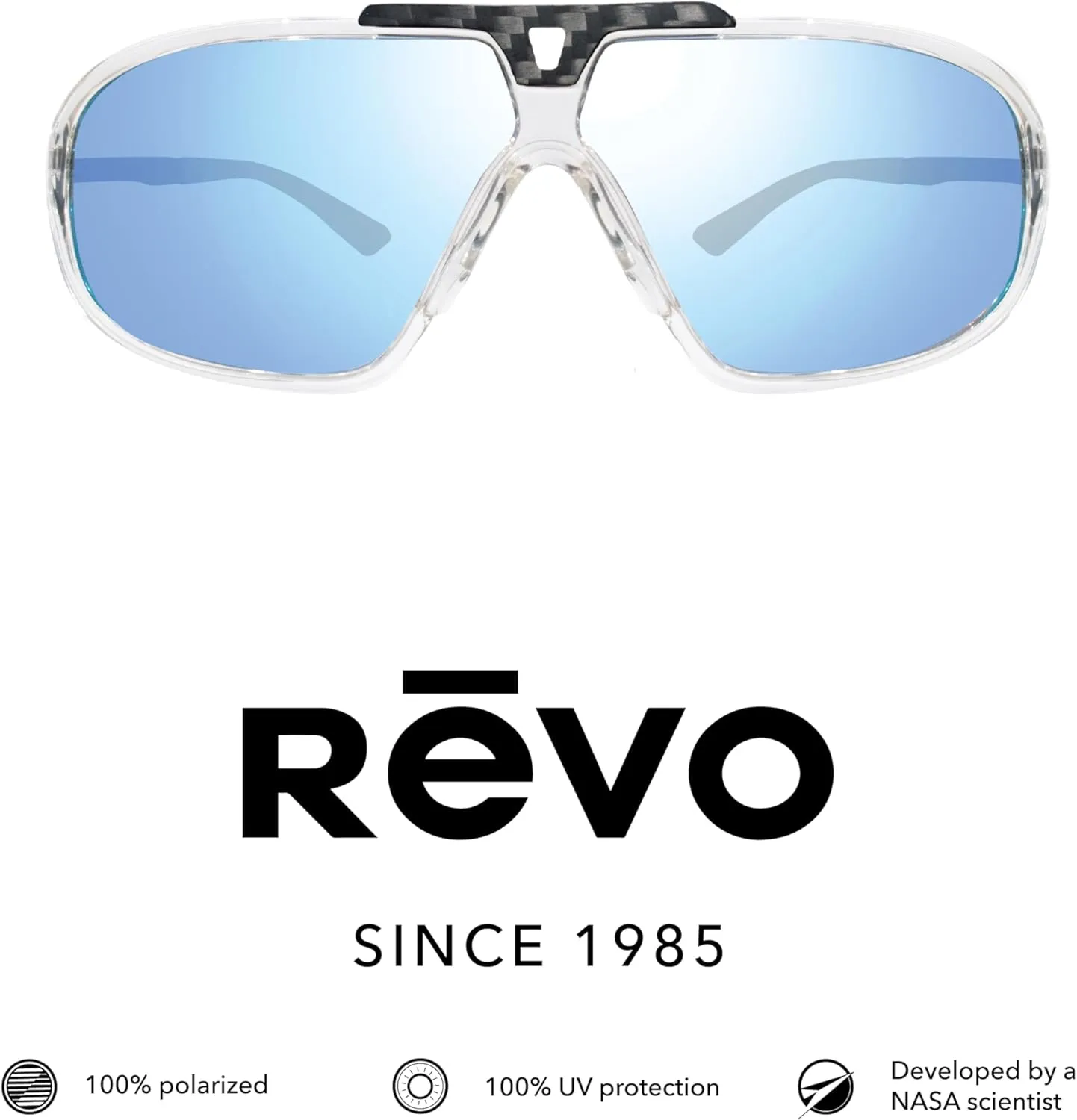 Revo Sunglasses Freestyle x Bode Miller: Polarized Lens with Sporty Wrap Navigator Frame