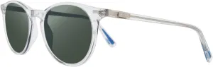 Revo Sunglasses Sierra: Polarized Crystal Glass Lens Filters UV, Small Round Frame