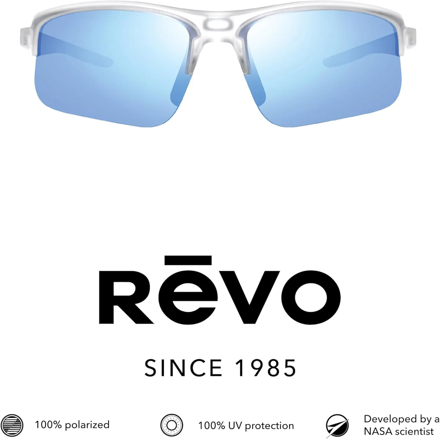 Revo Sunglasses x Annika II: Polarized Lens with Wraparound Sport Frame