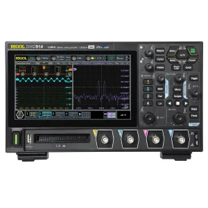 RIGOL Digital Oscilloscope DHO914 125MHz Frequency Band   12-bit Vertical Resolution   Maximum 1.25 GSa/s Sample Rate   4 Analog Channels