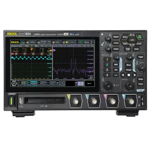 RIGOL Digital Oscilloscope DHO924 250MHz Frequency Band   12-bit Vertical Resolution   Maximum 1.25 GSa/s Sample Rate   4 Analog Channels