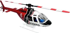 Roban RC Helicopter 470 Size B206 RTF Version Model Toys for Adults with X2 Flight Control GPS Auto Return