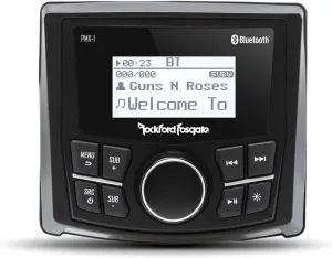 Rockford Fosgate Punch Marine PMX-1 Digital Media Receiver with 2.3" Dot Matrix LCD Display