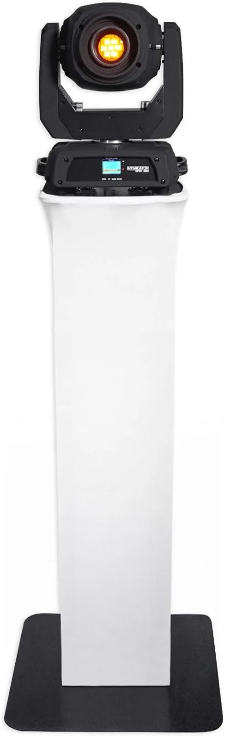 Rockville Totem Moving Head Light Stand Black White Scrims Carry Bags, (RTP32B)