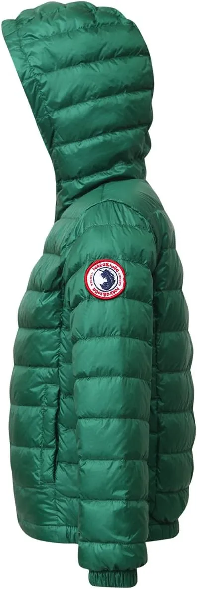 Rokka&Rolla Boys' Ultra Lightweight Packable Down Puffer Jacket Coat