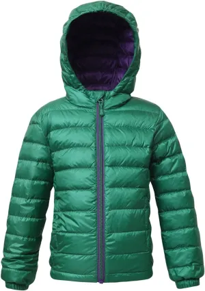 Rokka&Rolla Boys' Ultra Lightweight Packable Down Puffer Jacket Coat