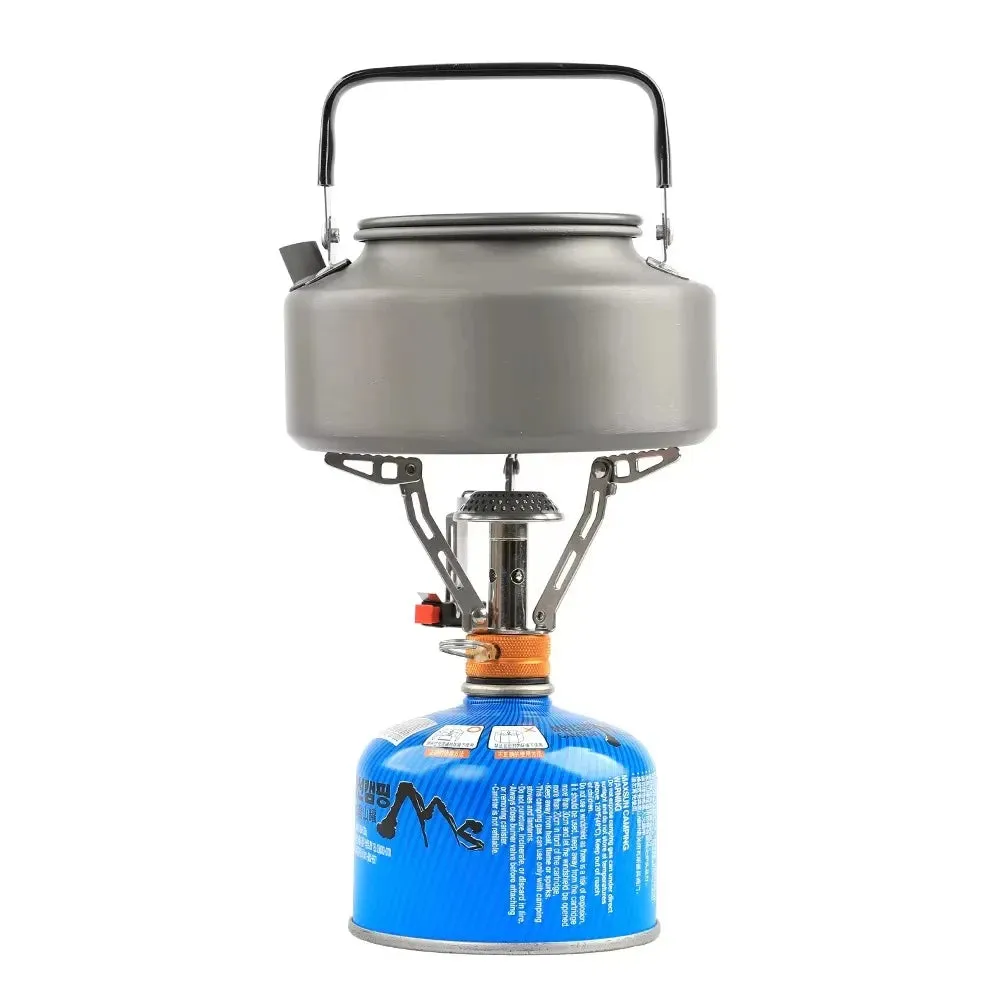Royaleva Portable Camping Gas Stove - Ultra-Light Folding Burner for Outdoor Cooking