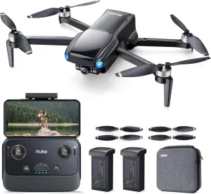 Ruko U11MINI Drones with Camera for Adults 4K, 70 Min 2 Batteries, Under 249g, Camera Drone with GPS TOF 9800FT Long Range Auto return for beginner