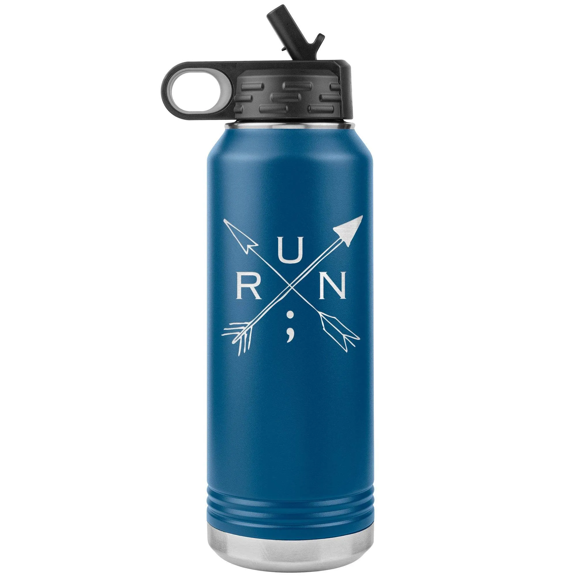 Run Arrows - 32 oz Insulated Water Bottle