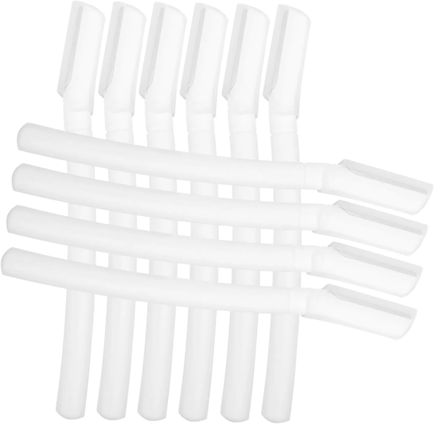 SAFIGLE 3sets Face Hair Shavers Eyebrow Shaver Cover Compact Grooming Kit 10pcs*3