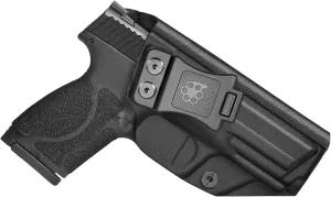 S&W M&P 2.0 Holster IWB Kydex Fit: Smith & Wesson M&P M2.0 4"/4.25" Barrel 9mm/.40 Compact & Full Size Pistol – Inside Waistband Concealed Carry – Adj. Cant & 'Posi-Click' Retention – No Wear/Jitter