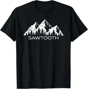 Sawtooth National Forest Idaho Gift | Sawtooth Mountain T-Shirt
