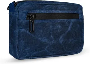 Sayram SP7 EDC Belt Pouch - Waxed Canvas With Zipper, Waist Pack for Men, Anti-Theft Pickpocket Organizer for Daily Use