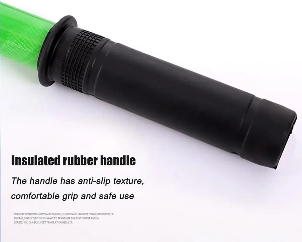 Shockproof Insulated Rescue Hook | Multi-Purpose Safety Pole & Lifesaving Tool for High Voltage, Construction, Automotive & Pool Emergencies | Detachable Arm Extension Reaching Assist(Green,3m/9.9ft)