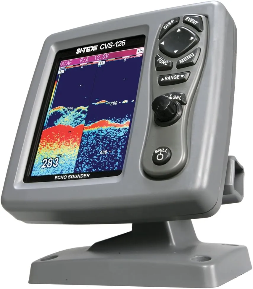 Si tex cvs 126 dual frequency color echo sounder   $150