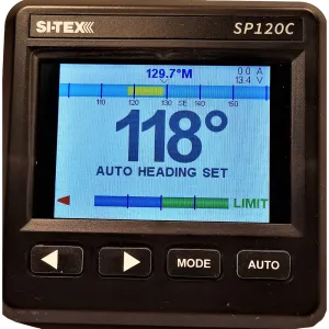 SI-TEX SP-120 Color System w/Rudder Feedback  Type "T" Mechanical Dash Drive [SP120C-RF-4]
