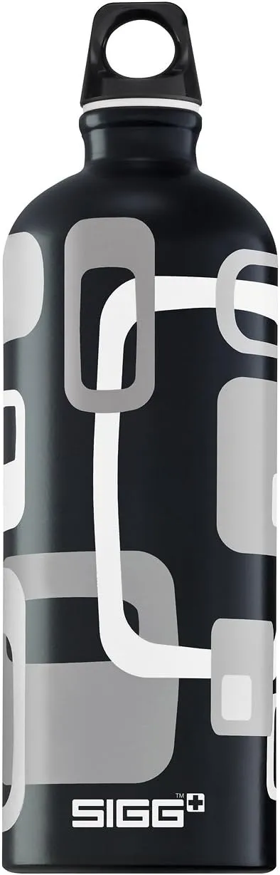 Sigg Design Water Bottle (1.0-Liters, Frames Black)