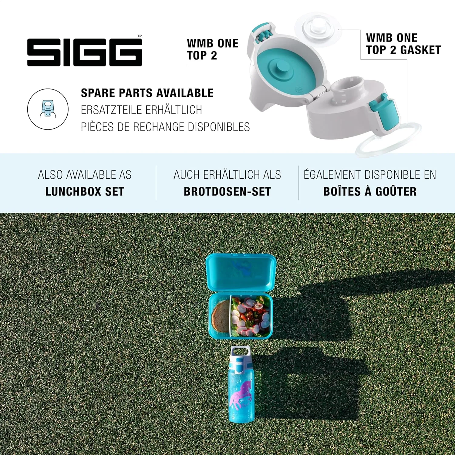 SIGG - Kids Water Bottle for School, Sports - VIVA ONE - Made in Germany - Dishwasher Safe - Carbonated Drinks - 17 Oz