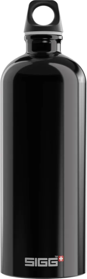 SIGG - Recycled Metal Water Bottle - Traveller - Made in Switzerland - Carbonated Drinks - BPA-Free - 34 Oz