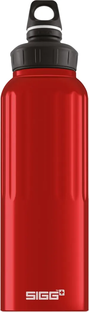 SIGG - Reusable Water Bottle - WMB Traveller Red 51 Oz - Made in Switzerland - Carbonated Drinks - Lightweight - Leak Proof - BPA-Free - Climate Neutral Certified - For Sports, Outdoor, Travel