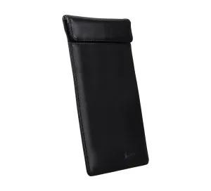 SILENT POCKET Leather Faraday Sleeve For Phones SMALL