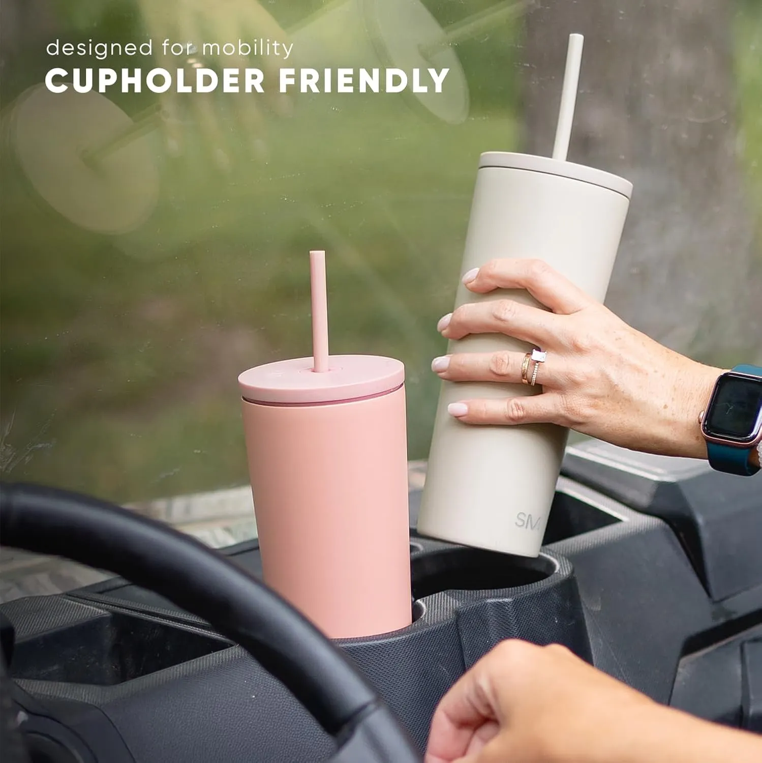 Simple Modern Insulated Tumbler with Lid and Straw | Iced Coffee Cup Reusable Stainless Steel Water Bottle Travel Mug | Gifts for Women Men Her Him | Classic Collection | 28oz | Berry Twist