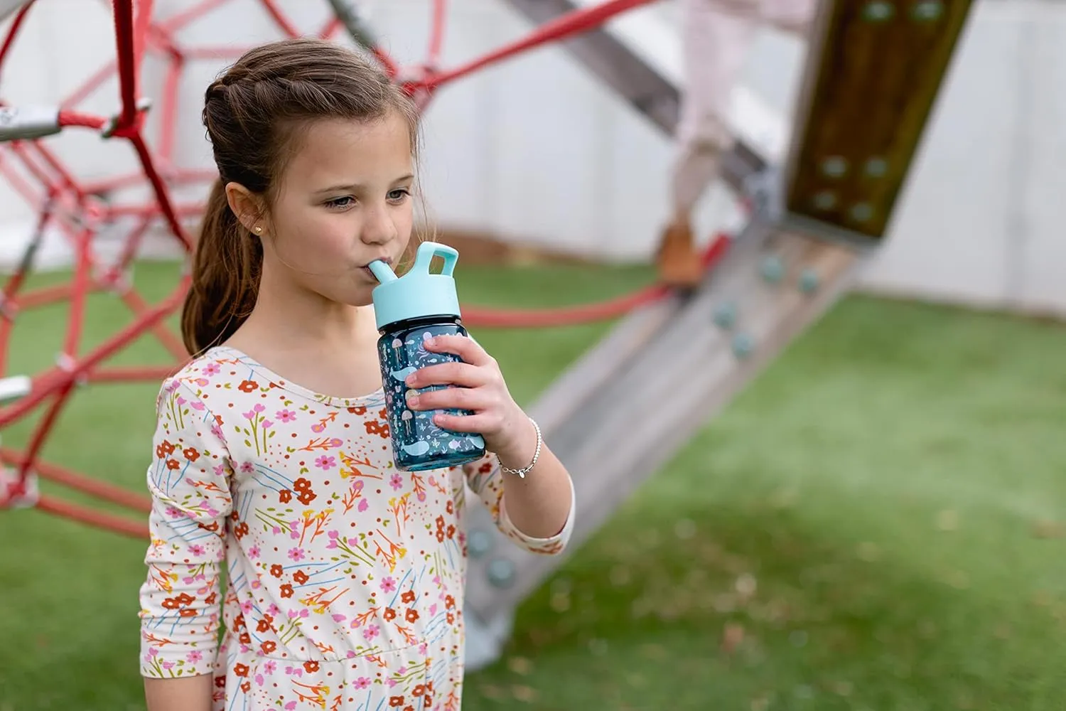 Simple Modern Kids Water Bottle Plastic BPA-Free Tritan Cup with Leak Proof Straw Lid | Reusable and Durable for Toddlers, Boys | Summit Collection | 12oz, Under Construction
