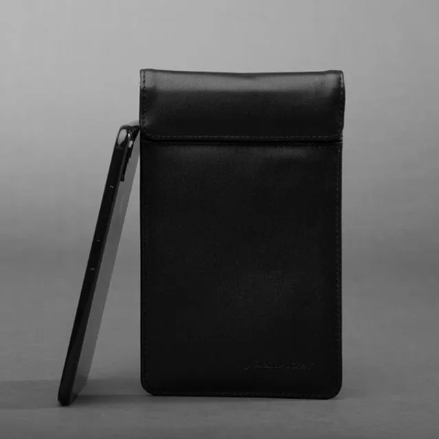 SLNT Faraday Sleeves for Phones Weatherproof Nylon Black - Plus