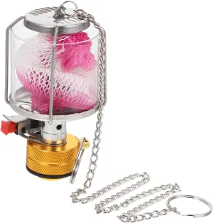 Small Camping Gas Lantern Adjustable Brightness Emergency Outdoor Tent Lamp for Hiking Fishing