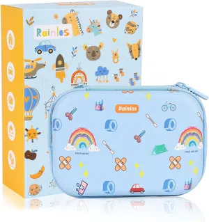 Small-First-Aid-Kit-for-Home-Car-Travel-Camping-Hiking-Kids, Mini Cute Portable Medical Emergency Kits Fits into a Purse, Diaper Bag & Backpack, Travel Must Have